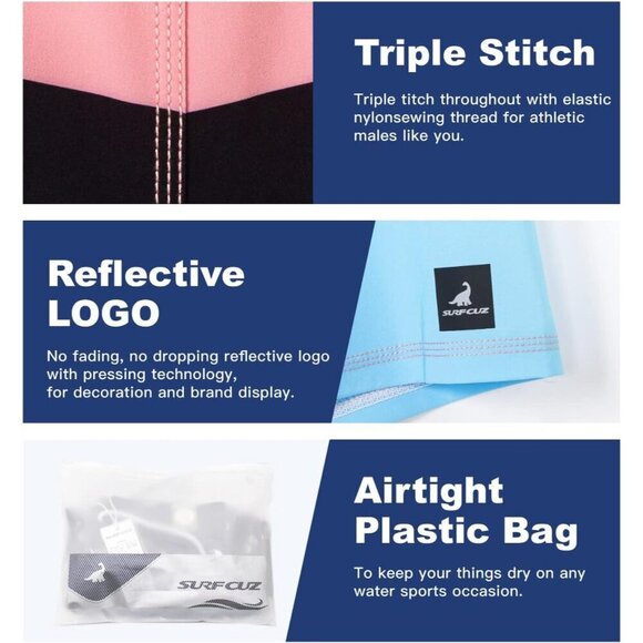 🆕 Brand New - Men's Pink Beach Board Short - Picture 6 of 6